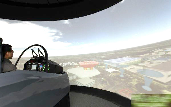 飞行器VR虚拟漫游